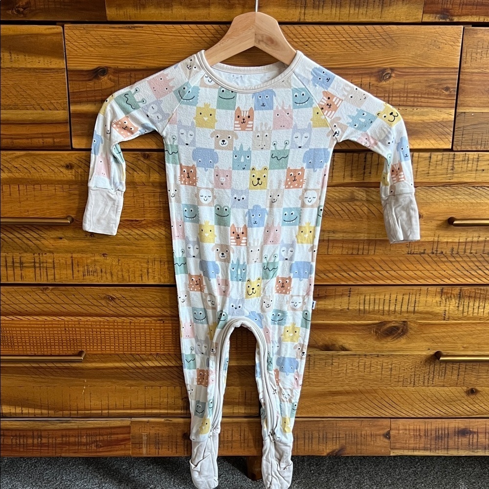 Little Sleepies Colorful Animal Print Kids One Piece